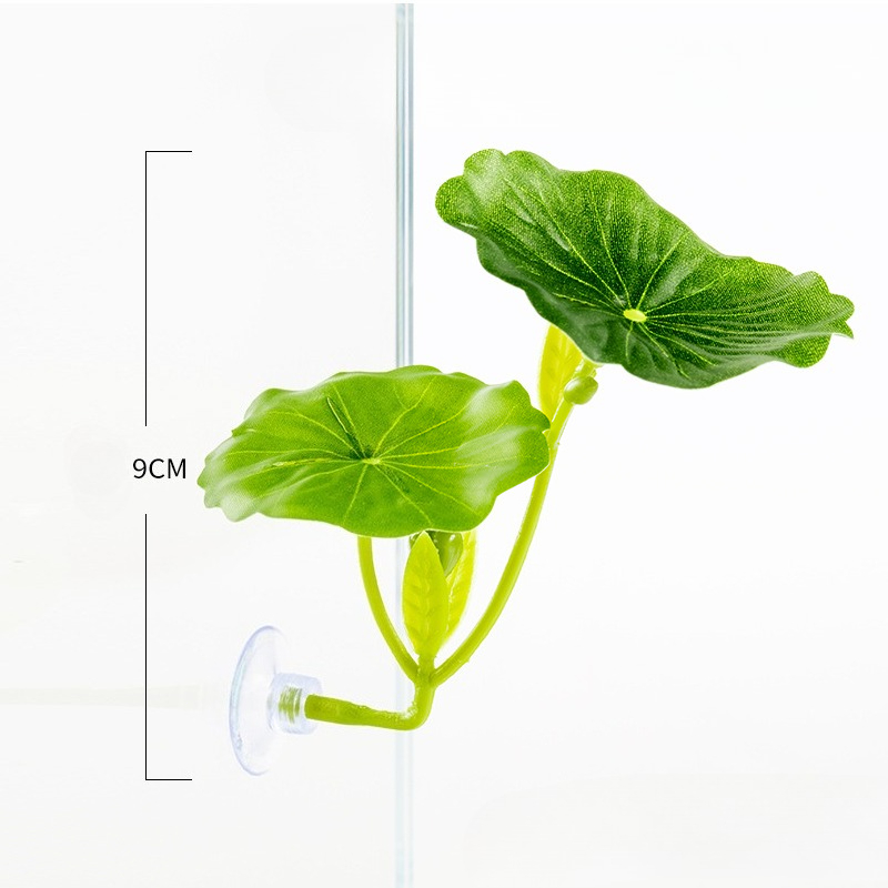 Aquarium Plant Roots - เปลใบไม้ประดิษฐ์สำหรับปลาเบต้า พร้อมถ้วยดูดแรงสูง ลดความเครียด ตกแต่งตู้ปลาอย่างปลอดภัย