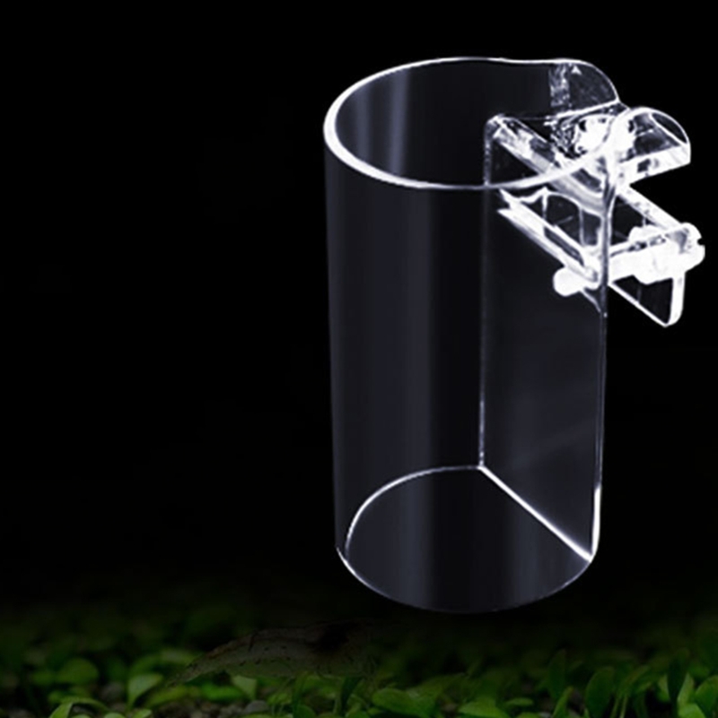 Aquarium Plant Nutrients - Aquarium Fish Feeder โปร่งใสคริลิคลอยอาหารแหวน Betta กุ้งปลา