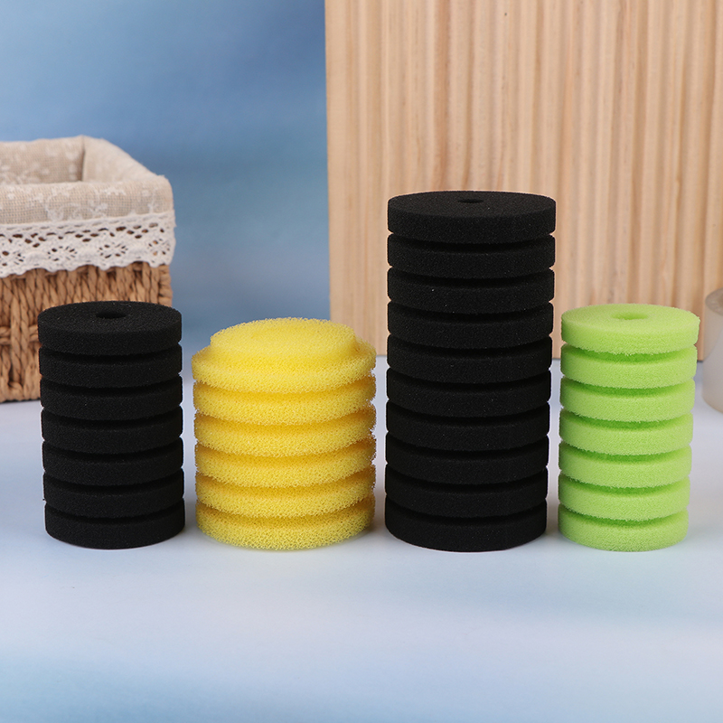 Aquarium Planted Filter - (.) ฟองน้ำกรองละเอียดสำหรับตู้ปลา ฟองน้ำกรองชีวภาพสำหรับปั๊มลมตู้ปลา ฟองน้ำกรองชีวภาพสำหรับตู้ปลา