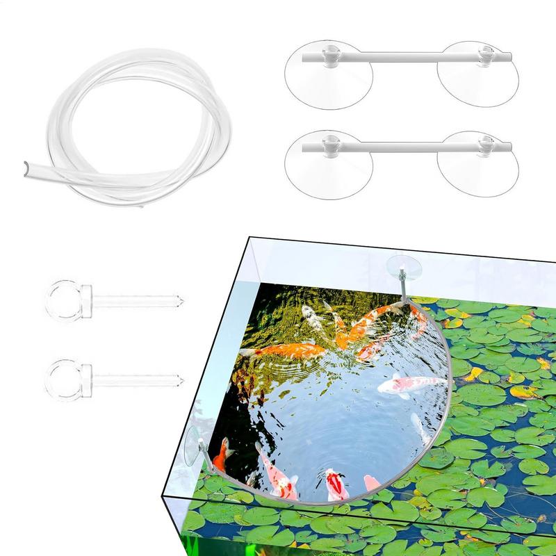 Aquarium Planted Filter - พืชลอย Corral Fish Feeding แหวนแยกและปกป้องพืชลอย Feeding