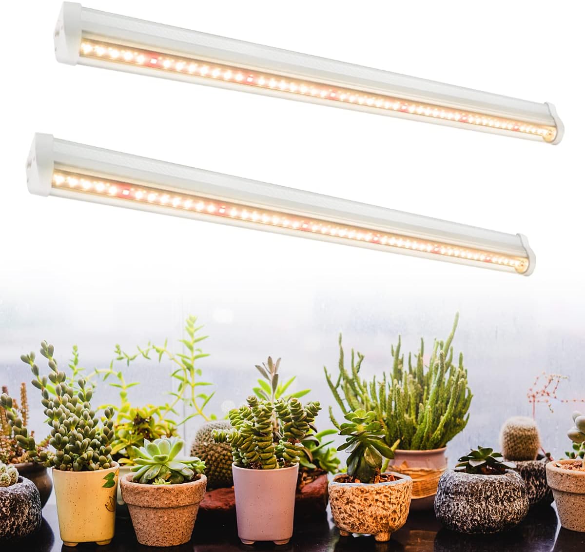 Aquarium Planted Seeds - หลอดไฟ LED สำหรับปลูกพืช สเปกตรัมเต็ม AC85-265V แสงสีขาวอบอุ่น