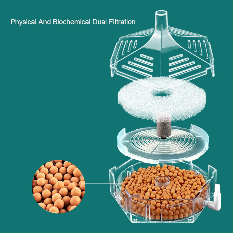 ฟองน้ำกรองชีวภาพใสสำหรับตู้ปลา - Aquarium Planted Filter บทวิจารณ์และราคา
