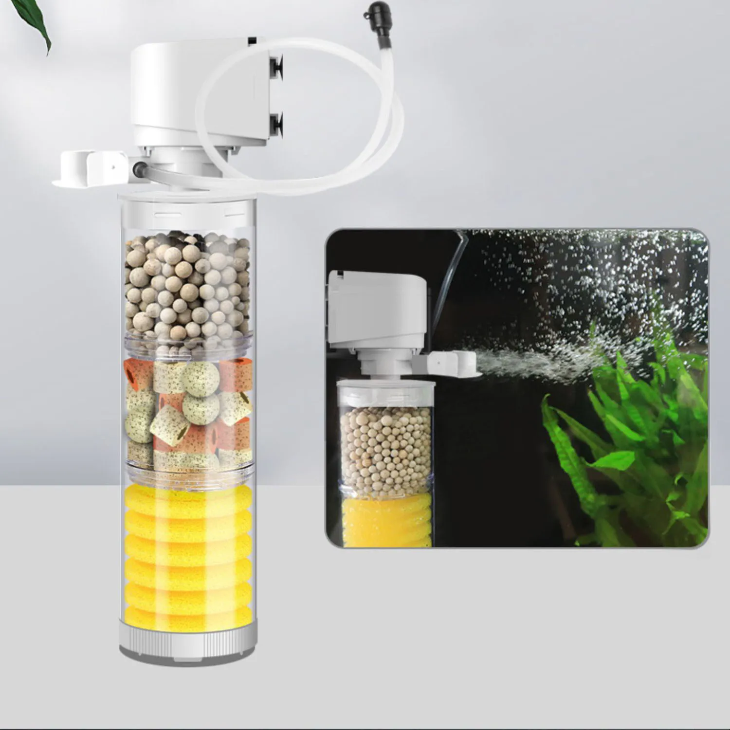 220V 50Hz Silent Filter สําหรั - Aquarium Planted Filter บทวิจารณ์และราคา