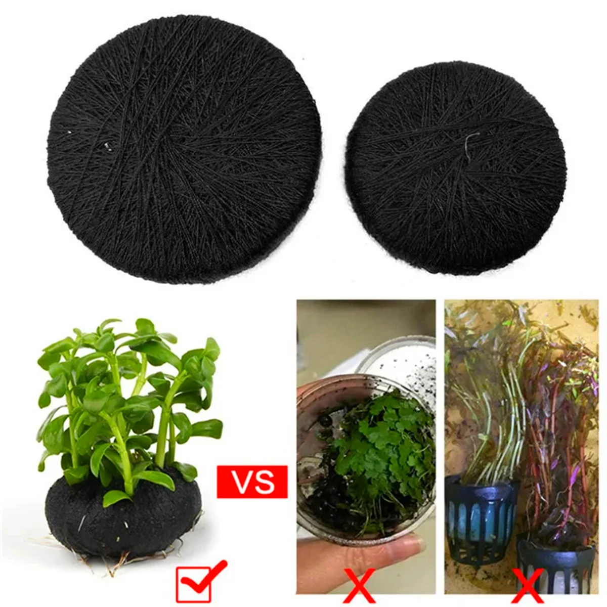5 ชิ้นสีดําถังปลาน้ําหญ้าปลูกก - Aquarium Plant Roots บทวิจารณ์และราคา